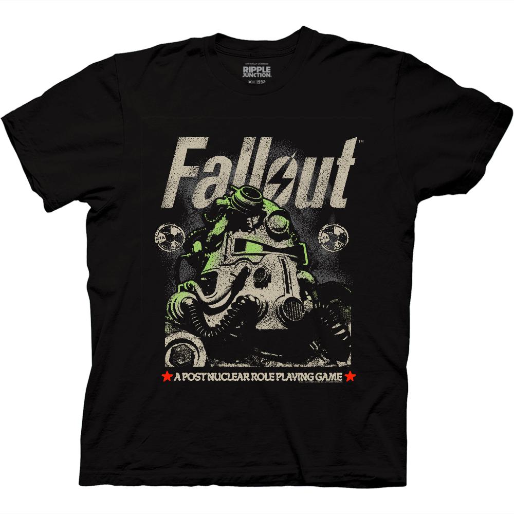 Fallout Power Armor Distressed Jumbo Print T-Shirt