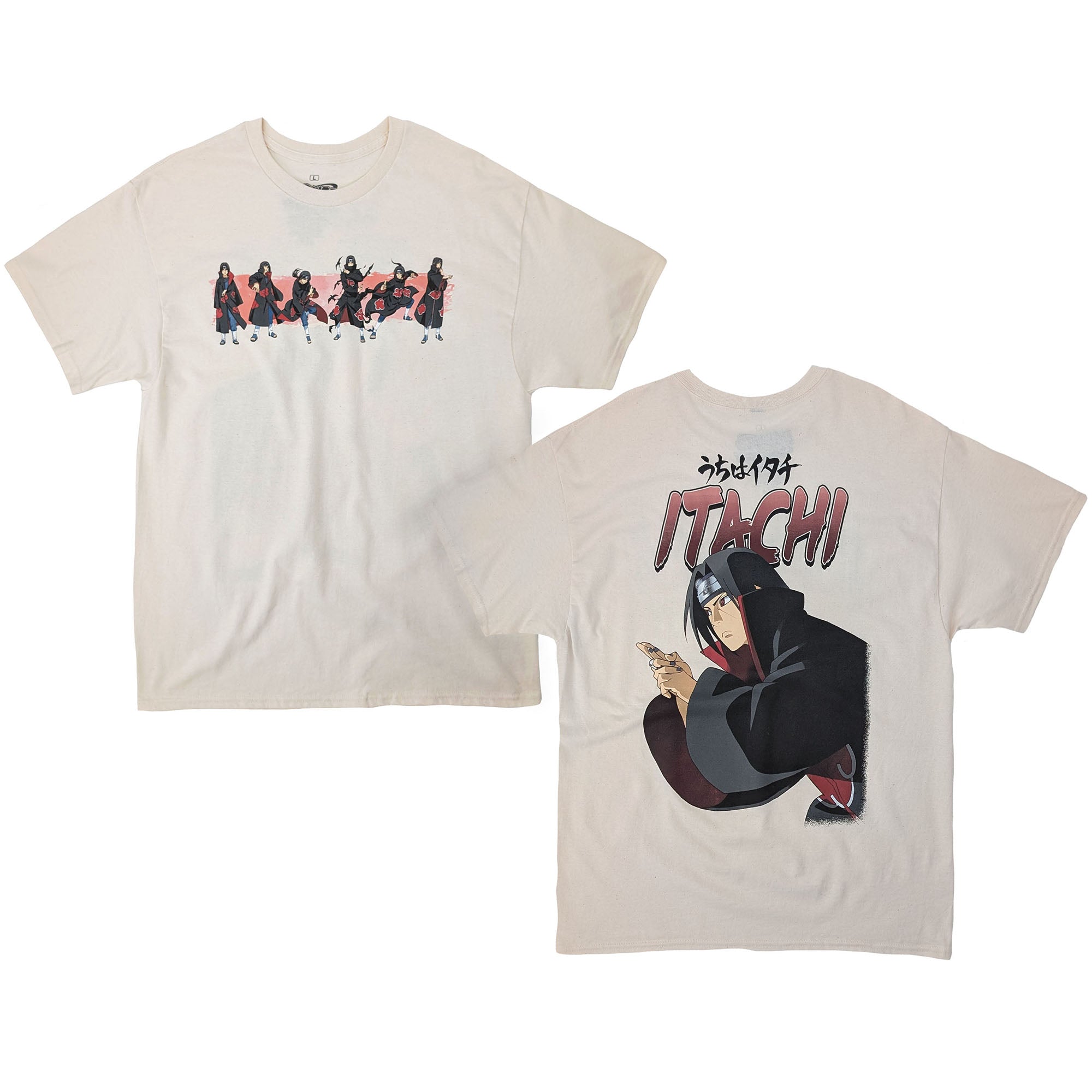 Naruto Shippuden Itachi Jumbo Print 90s Style T-Shirt