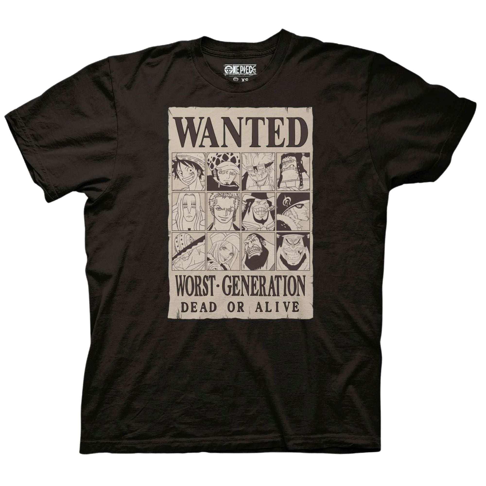 One Piece Worst Generation Wanted Poster T-Shirt
