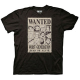 One Piece Worst Generation Wanted Poster T-Shirt