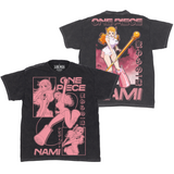One Piece Nami Egghead Mineral Wash T-Shirt