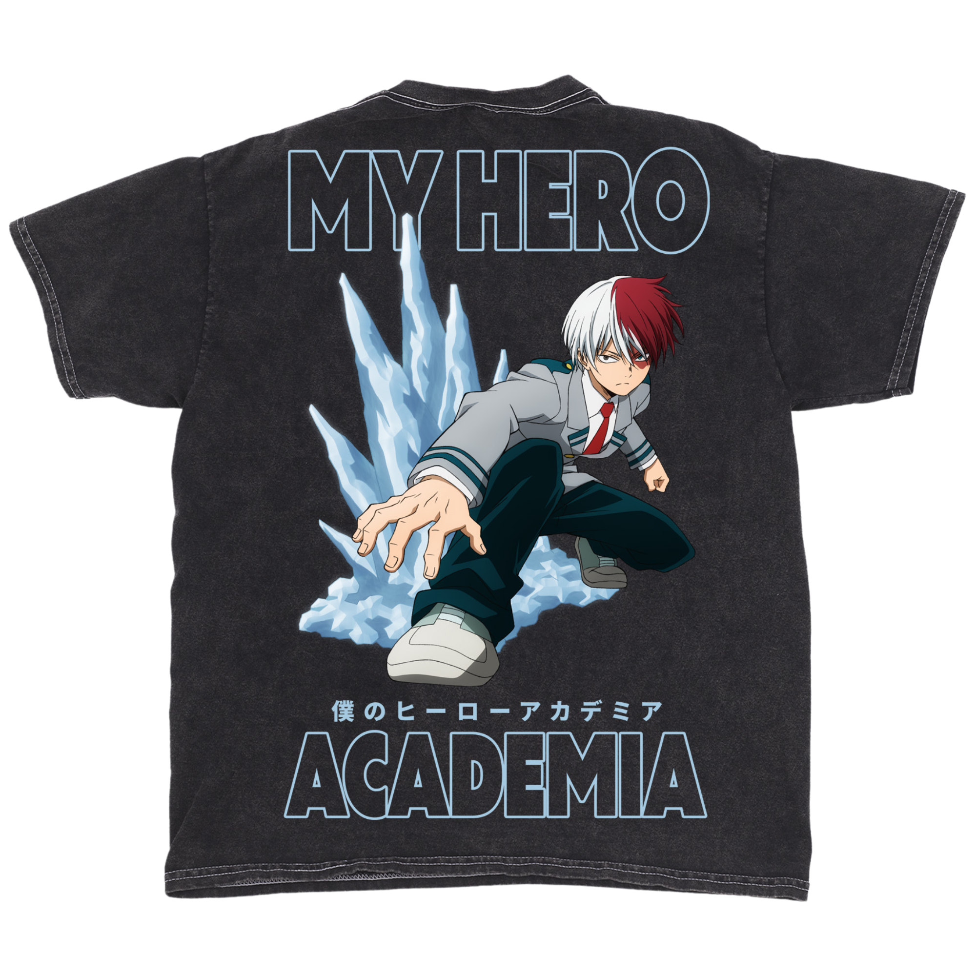 My Hero Academia Todoroki Mineral Wash T-Shirt