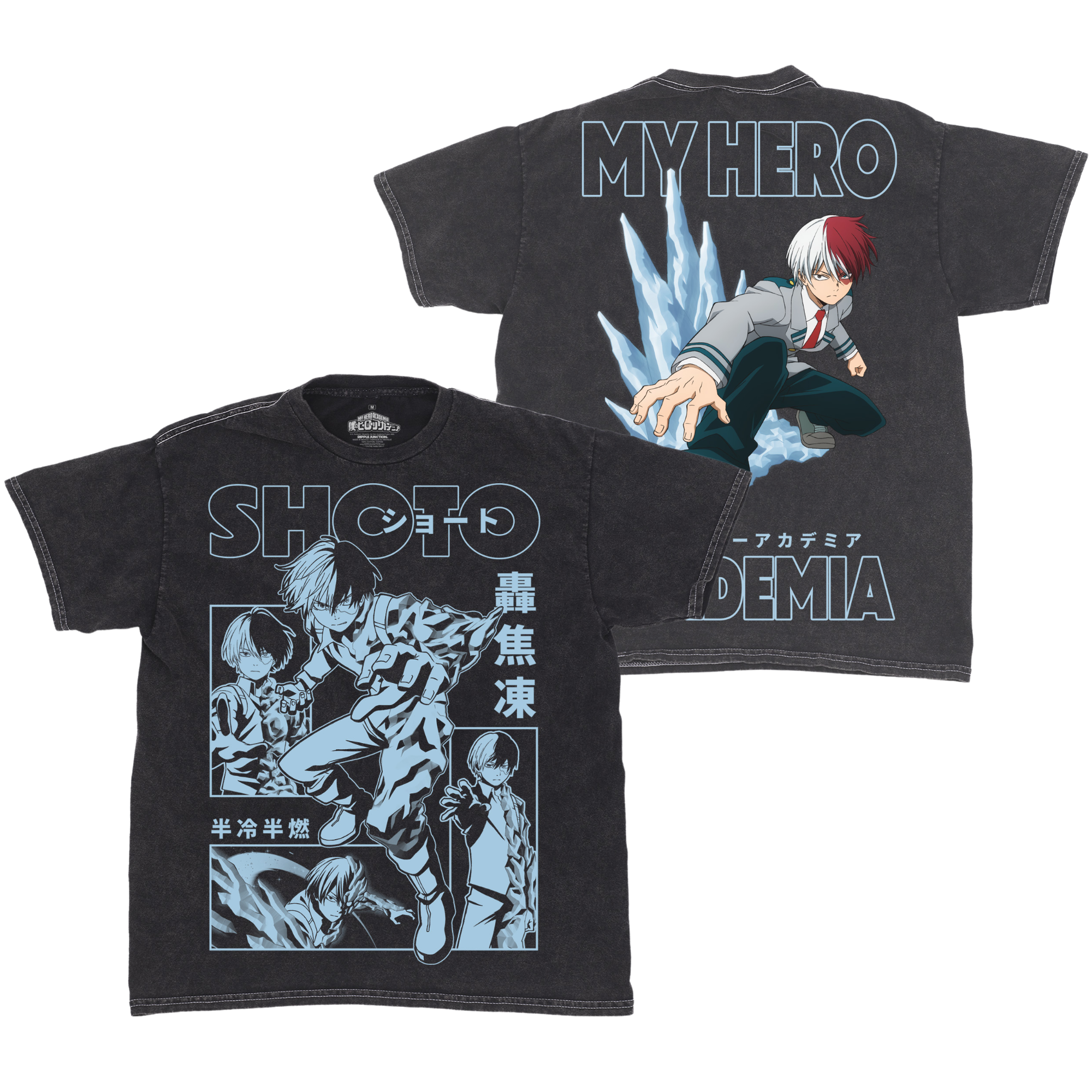 My Hero Academia Todoroki Mineral Wash T-Shirt