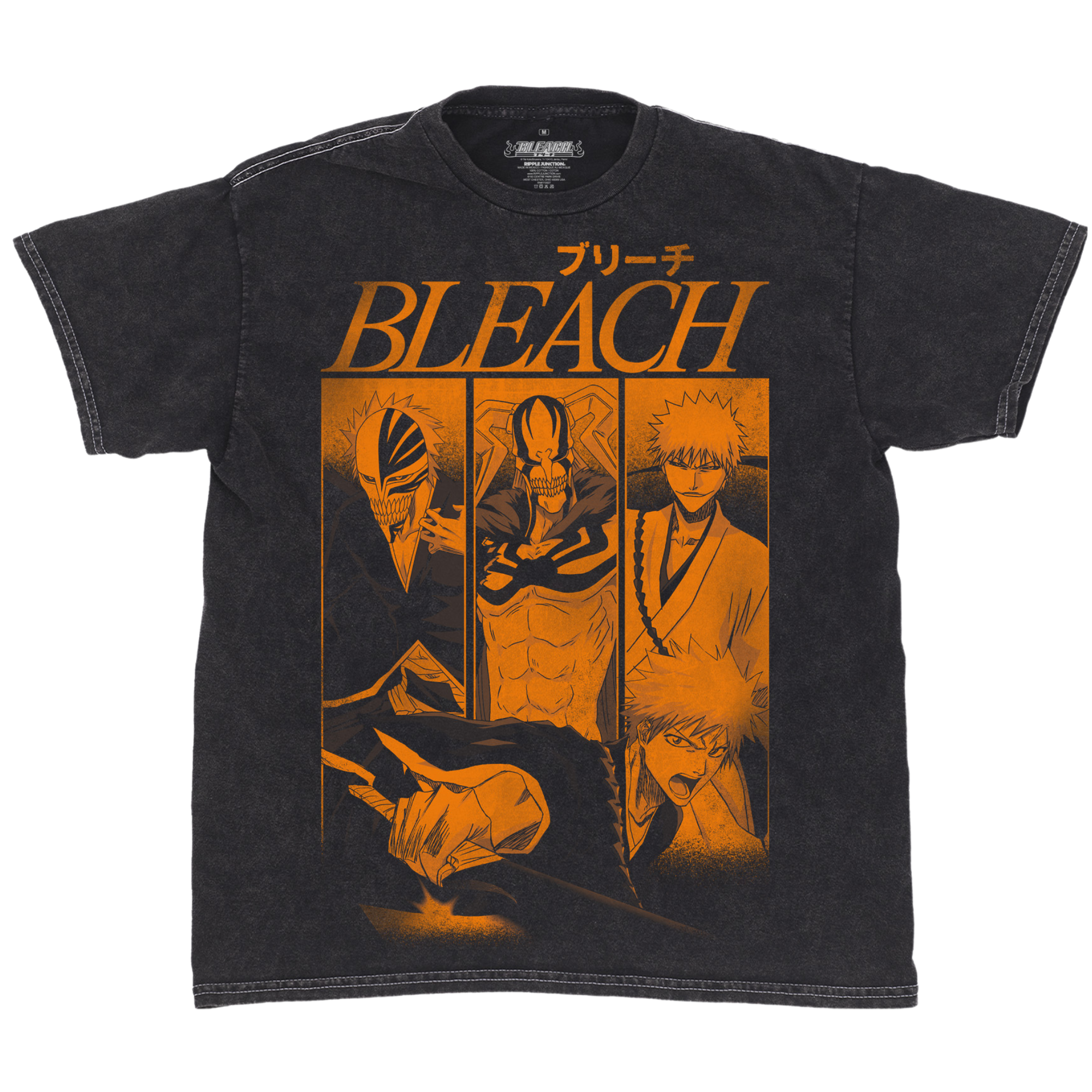 Bleach Hollow Ichigo Jumbo Collage Mineral Wash T-Shirt