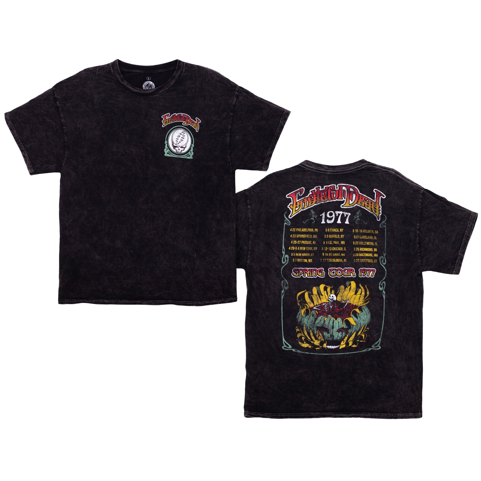 Grateful Dead Spring Tour 1977 Vintage Style T-Shirt