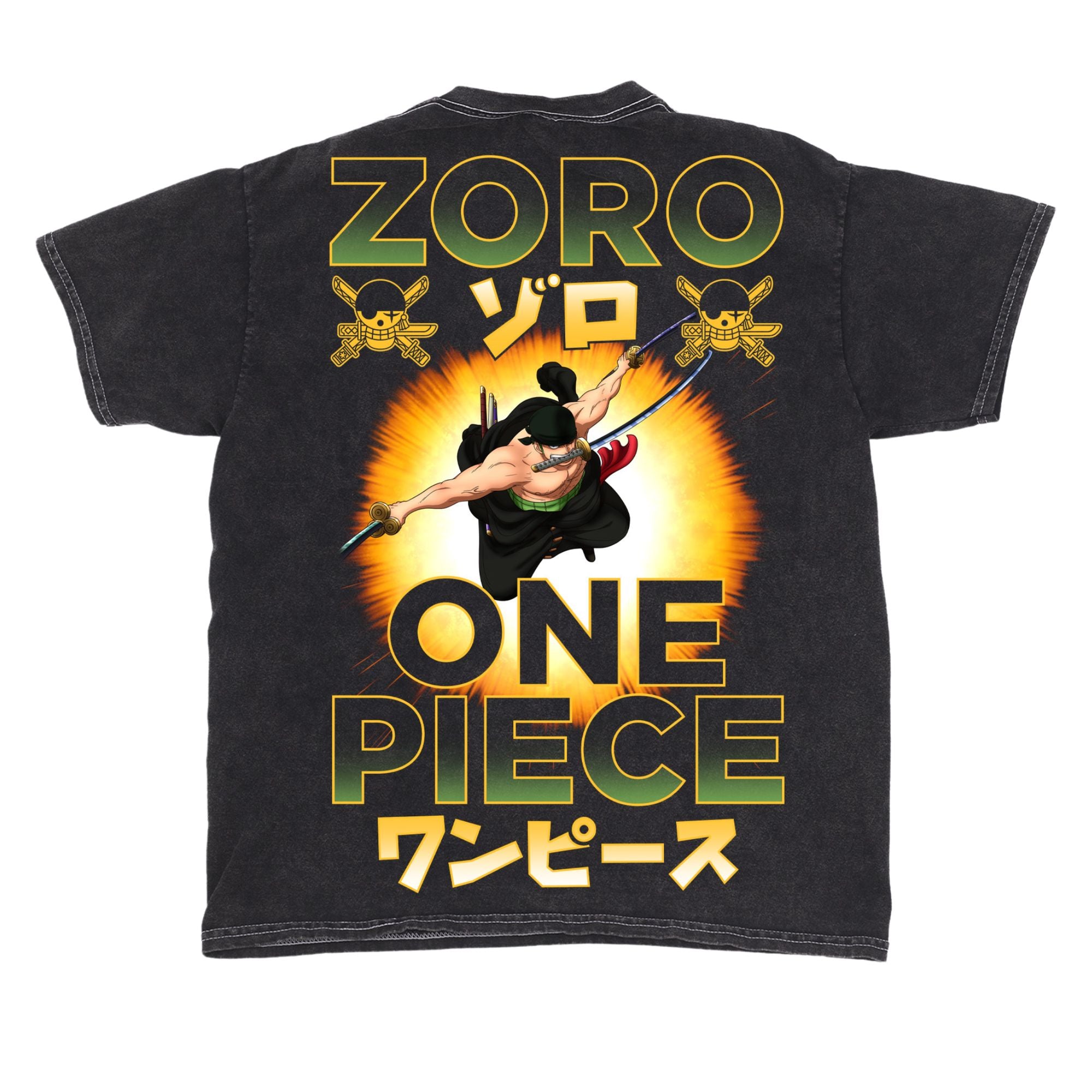 One Piece Zoro Pirate Hunter Jumbo Print T-Shirt