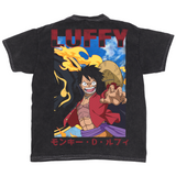 Monkey D. Luffy Jumbo Print Mineral Wash T-Shirt