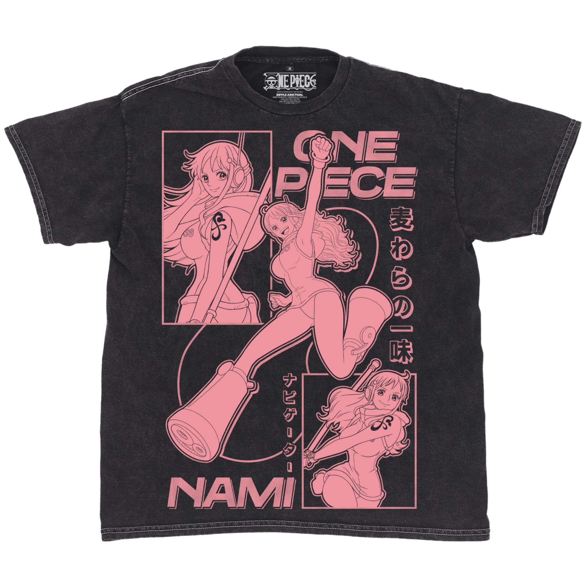 One Piece Nami Egghead Mineral Wash T-Shirt