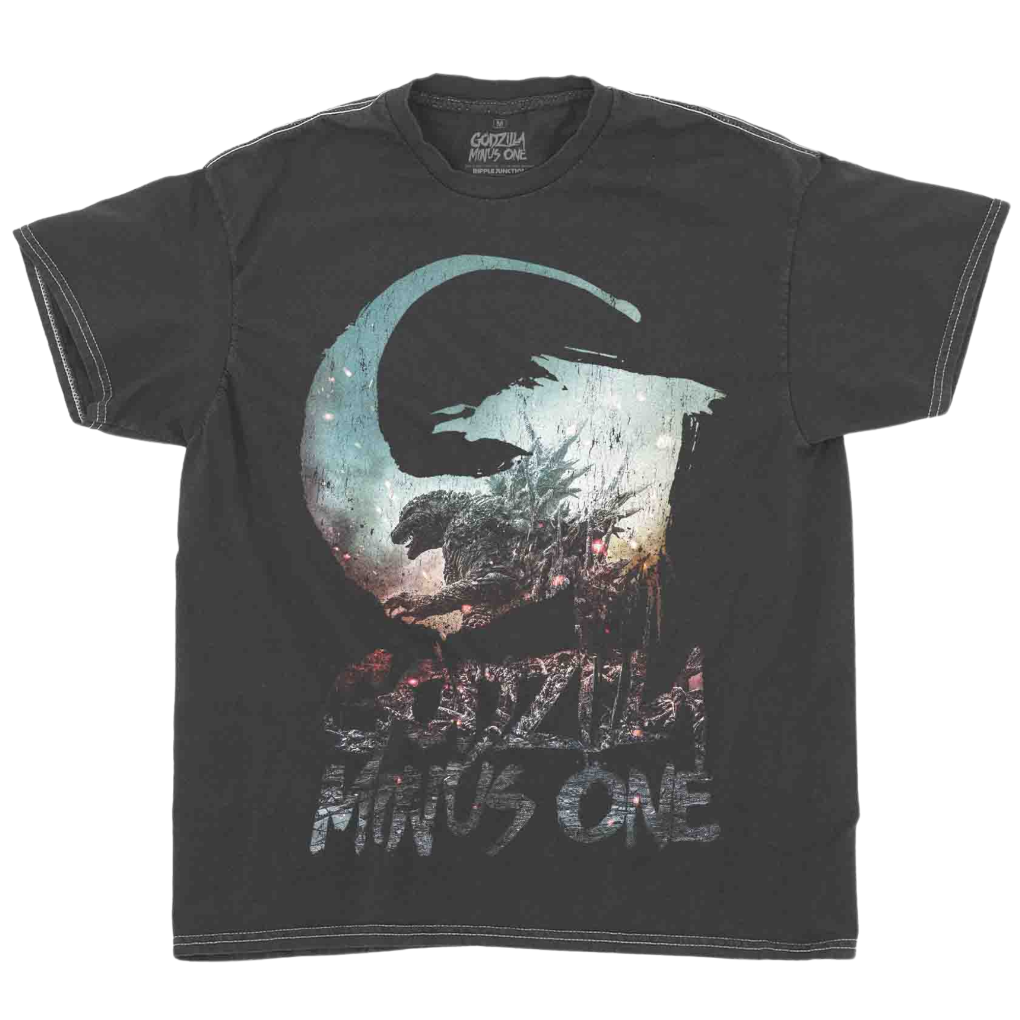 Godzilla Minus One Distressed Mineral Wash T-Shirt