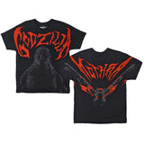 Godzilla & Mothra Metal Max Print Graphic T-Shirt