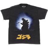 Godzilla Airbrush Kaiju Silhouette Mineral T-Shirt