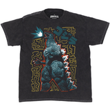 Godzilla Scrapbook Mineral Wash T-Shirt