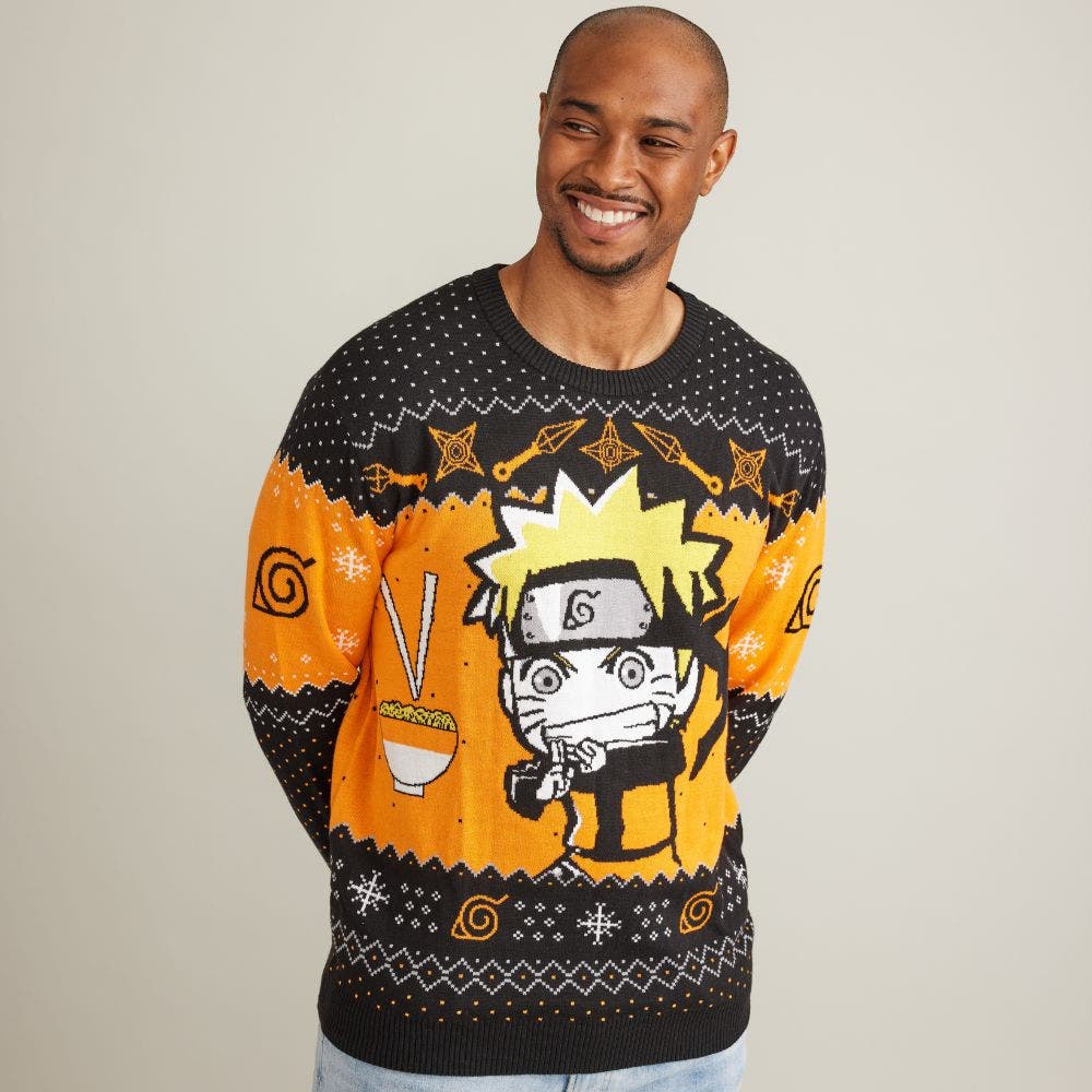 Chibi Naruto Shippuden Noodle Holiday Sweater Ripple Junction