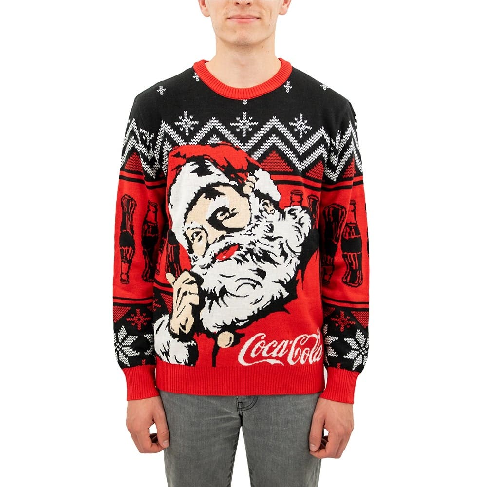 Coca cola santa best sale sweatshirt
