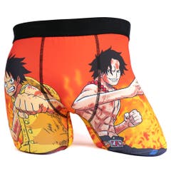 Boxers  One Piece Luffy and Ace Sublimated Boxer Briefs One Piece Anime