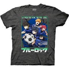 T-Shirts Blue Lock Key Art Main Players With Kanji T-Shirt Blue Lock Anime