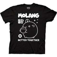T-Shirts Molang Better Together With Kanji T-Shirt Molang TV
