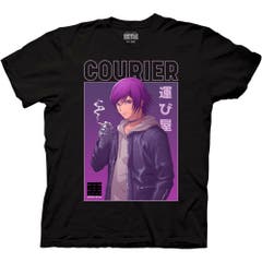 T-Shirts Akudam Courier Purple Panel T-Shirt Akudama Drive Anime