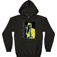 Hoodies and Sweatshirts Aaliyah Blue And Yellow Pull Over Hoodie Aaliyah Music
