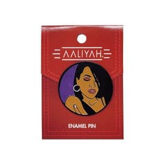 Buttons and Pins Aaliyah Iconic Face Pin Enamel Pin Aaliyah Music