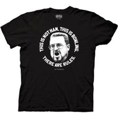 T-Shirts Black The Big Lebowski There Are Rules In Bowling T-Shirt XS Black Big Lebowski Movies