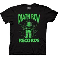 T-Shirts Death Row Records Weed Leaf Logo T-Shirt Death Row Records Music