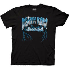 T-Shirts Death Row Records Horizontal Electric Airbrush Logo T-Shirt Death Row Records Music
