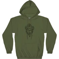 Hoodies and Sweatshirts Army Green Chez Quis Hoodie Army Green 2X Ferris Bueller's Day Off Movies