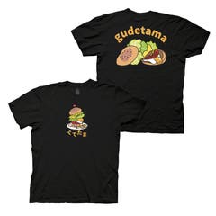 T-Shirts Gudetama Burger Time T-Shirt Gudetama Pop Culture