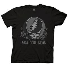 T-Shirts Grateful Dead Steal Your Face With Roses T-Shirt Grateful Dead Music