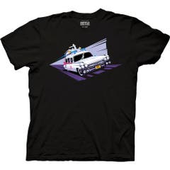 T-Shirts Black Ghostbusters Ecto Vector Adult Crew Neck T-Shirt Black SM Ghostbusters Movies