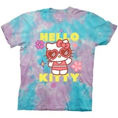 T-Shirts Multi Hello Kitty Summer Cotton Candy T-Shirt S Multi Hello Kitty Pop Culture