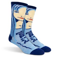 Socks Blue/Navy Junji Ito Tomie Cover Novelty Socks OS Blue/Navy Junji Ito Collection Anime