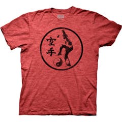 The Karate Kid Crane Pose Adult Crew Neck T-Shirt