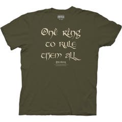 T-Shirts Lord of the Rings One Ring to Rule Them All T-Shirt Lord of the Rings Movies
