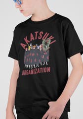 T-Shirts Naruto Shippuden Akatsuki Organization Group Image Youth T-Shirt Naruto Shippuden Anime