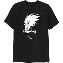 T-Shirts Black Naruto Shippuden Kakashi Head On Youth T-Shirt YXS(2/4) Black Naruto Shippuden Anime