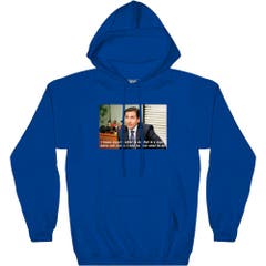 Hoodies and Sweatshirts The Office I Knew Exactly What To Do Pull Over Fleece Hoodie The Office TV