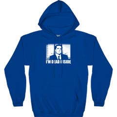 Hoodies and Sweatshirts The Office I'm Dead Inside Pull Over Hoodie The Office TV