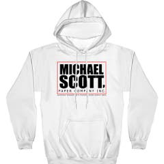 Hoodies and Sweatshirts The Office Michael Scott Paper Company Pull Over Fleece Hoodie The Office TV
