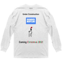 The Office Under Construction Christmas 2002 Long Sleeve T-Shirt