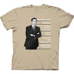 T-Shirts The Office Michael Scott Resume Adult Crew Neck T-Shirt The Office TV
