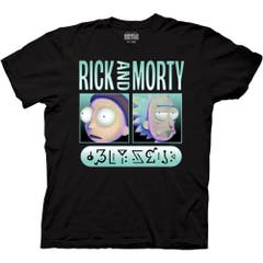 T-Shirts Rick and Morty Faces With Logo T-Shirt Rick and Morty TV