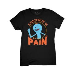 T-Shirts Existence is Pain Womens T-Shirt Rick and Morty TV