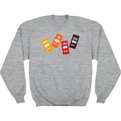 Hoodies and Sweatshirts Sauce Packet Line Up Fleece Taco Bell Pop Culture