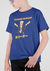 T-Shirts Boruto Thunder Burger Youth T-Shirt Boruto: Naruto Next Generations Anime