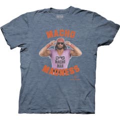 WWE Randy Savage Macho Madness Adult Crew Neck T-Shirt