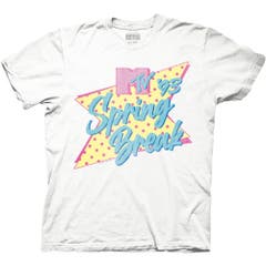 T-Shirts MTVs Spring Break '93 Retro Signage Logo T-Shirt MTV TV