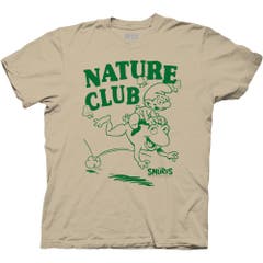 T-Shirts Smurf Nature Club T-Shirt The Smurfs Pop Culture