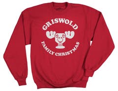 Hoodies and Sweatshirts National Lampoon's Christmas Vacation Moose Cup Griswold Family Christmas Adult Sweatshirt National Lampoon's Christmas Vacation Movies